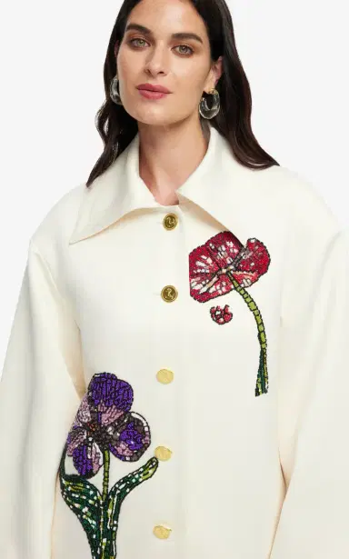 Leo Lin Leyna Embellished Jacket - Wildflowers | Thumbnail 7