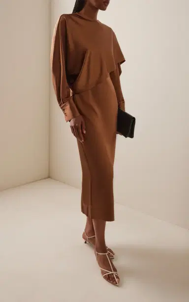 Heirlome Exclusive Carmen Silk Maxi Cape Dress | Thumbnail 2 Heirlome Exclusive Carmen Silk Maxi Cape Dress | Thumbnail 2