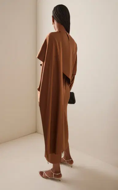 Heirlome Exclusive Carmen Silk Maxi Cape Dress | Thumbnail 4 Heirlome Exclusive Carmen Silk Maxi Cape Dress | Thumbnail 4