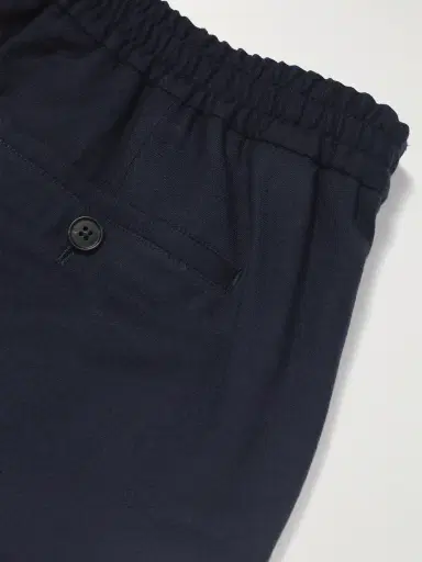 MR P. James Tapered Brushed Super 150s Wool-Twill Drawstring Trousers - Men | Thumbnail 5 MR P. James Tapered Brushed Super 150s Wool-Twill Drawstring Trousers - Men | Thumbnail 5