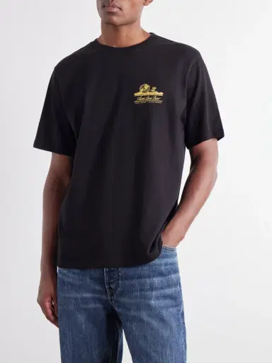 Aimé Leon Dore Unisphere Logo-Print Cotton-Jersey T-Shirt - Men | Thumbnail 3