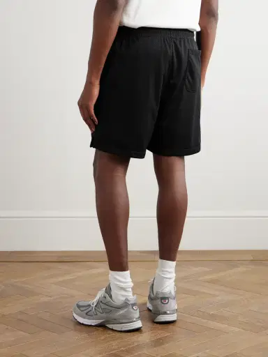 Aimé Leon Dore Straight-Leg Logo-Print Mesh Shorts - Men | Thumbnail 4