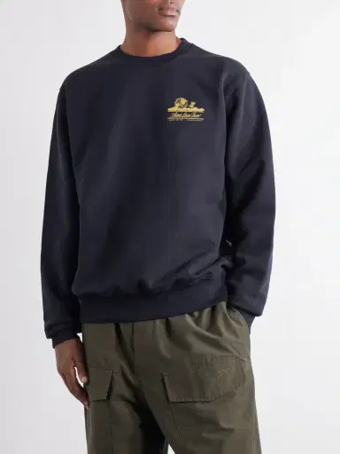 Aimé Leon Dore Unisphere Logo-Print Cotton-Jersey Sweatshirt - Men | Thumbnail 3 Aimé Leon Dore Unisphere Logo-Print Cotton-Jersey Sweatshirt - Men | Thumbnail 3