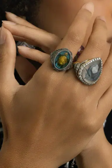 SEVAN BICAKCI Diamond Carved Turtle Ring | Thumbnail 4 SEVAN BICAKCI Diamond Carved Turtle Ring | Thumbnail 4
