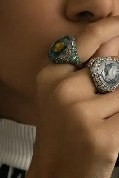 SEVAN BICAKCI Diamond Carved Turtle Ring | Thumbnail 5 SEVAN BICAKCI Diamond Carved Turtle Ring | Thumbnail 5