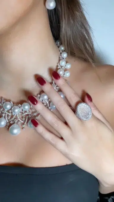 ANDREOLI Diamond Shield Ring | Thumbnail 2
