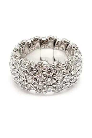 ANDREOLI Diamond Stretch Ring | Thumbnail 1