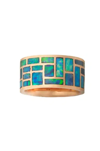 Marla Aaron Opal All Inlay Ring | Thumbnail 1 Marla Aaron Opal All Inlay Ring | Thumbnail 1