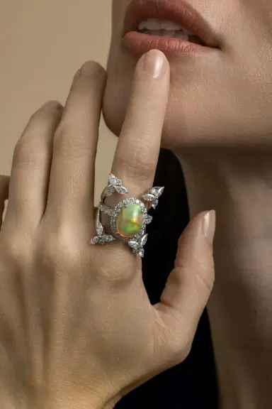 YEPREM Opal Diamond Reign Supreme Ring | Thumbnail 2