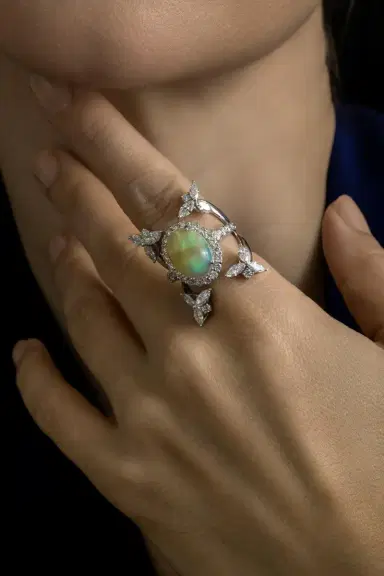 YEPREM Opal Diamond Reign Supreme Ring | Thumbnail 4