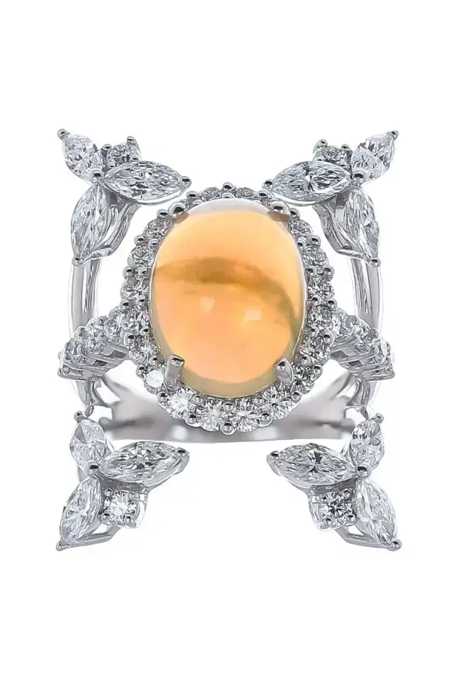 YEPREM Opal Diamond Reign Supreme Ring