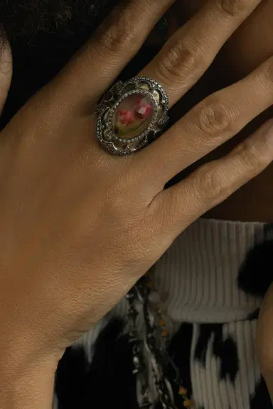 SEVAN BICAKCI Ruby Tulip Shield Ring | Thumbnail 4
