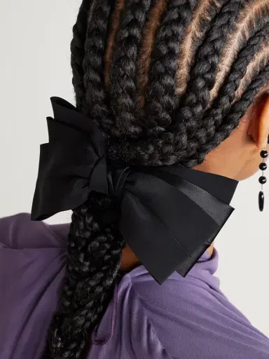 Sophie Buhai Bow-detailed Silk Hair Clip | Thumbnail 2