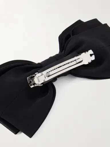 Sophie Buhai Bow-detailed Silk Hair Clip | Thumbnail 3