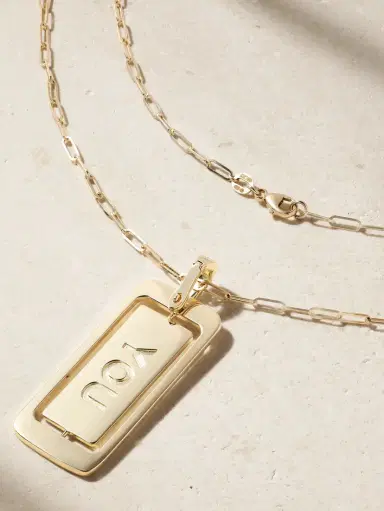 Diane Kordas Love You Spinning 18-karat Gold Diamond Necklace | Thumbnail 3