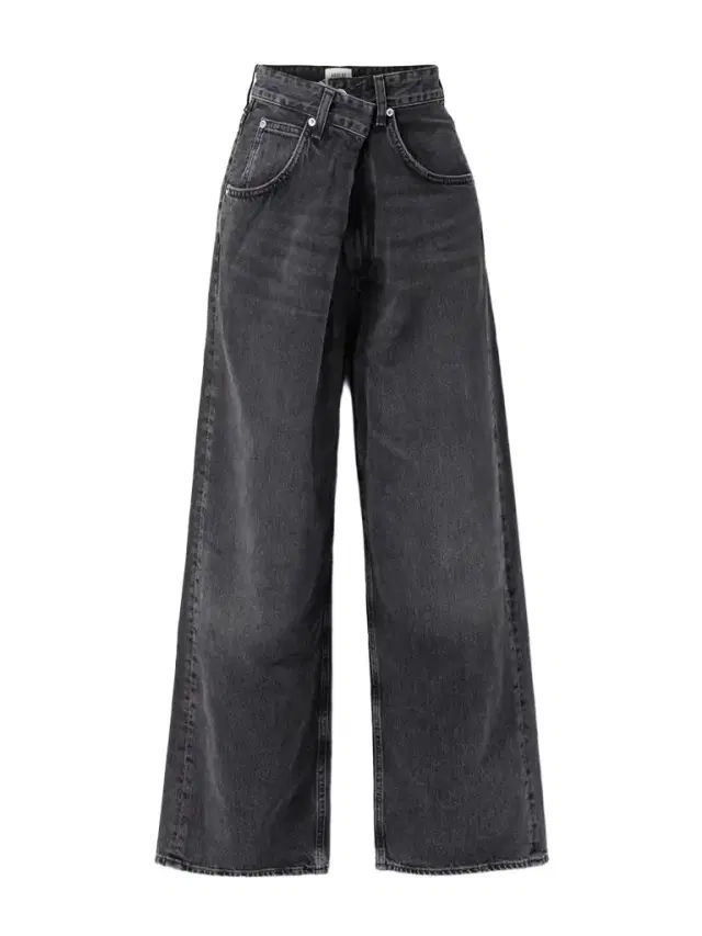 Vana Draped Low-rise Wide-leg Jeans