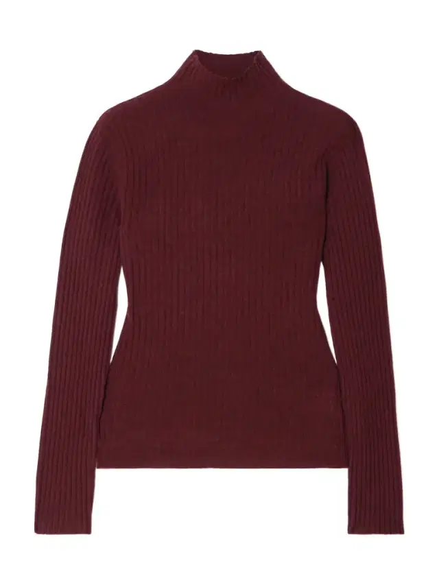 Ariana Ribbed Cashmere Turtleneck Sweater
