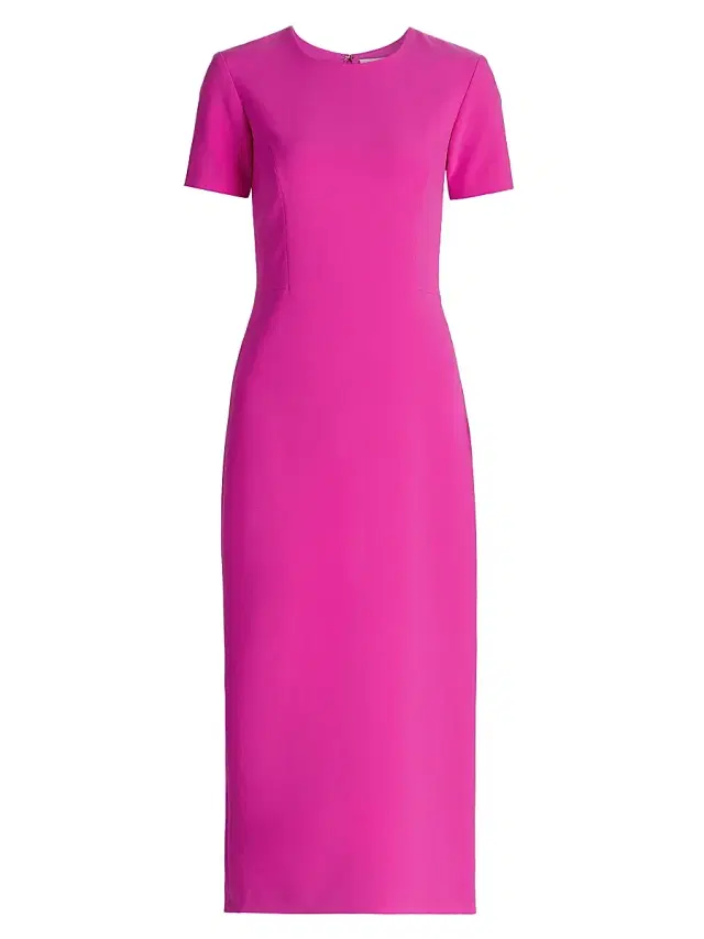 SACHIN BABI Women's Tamara Back-Slit Midi-Dress - Cerise