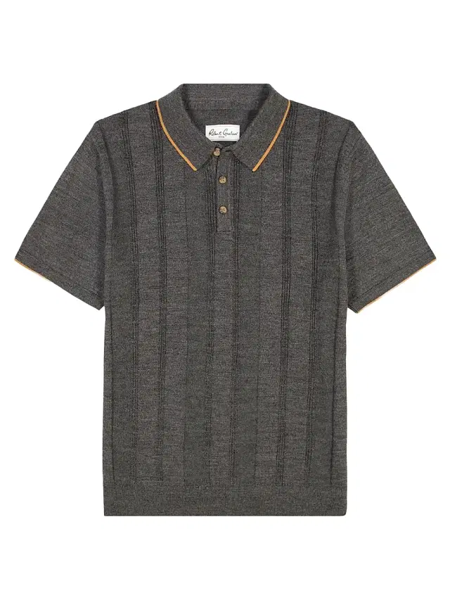 Robert Graham Men's Walton Cotton & Silk Zip Sweater - Charcoal