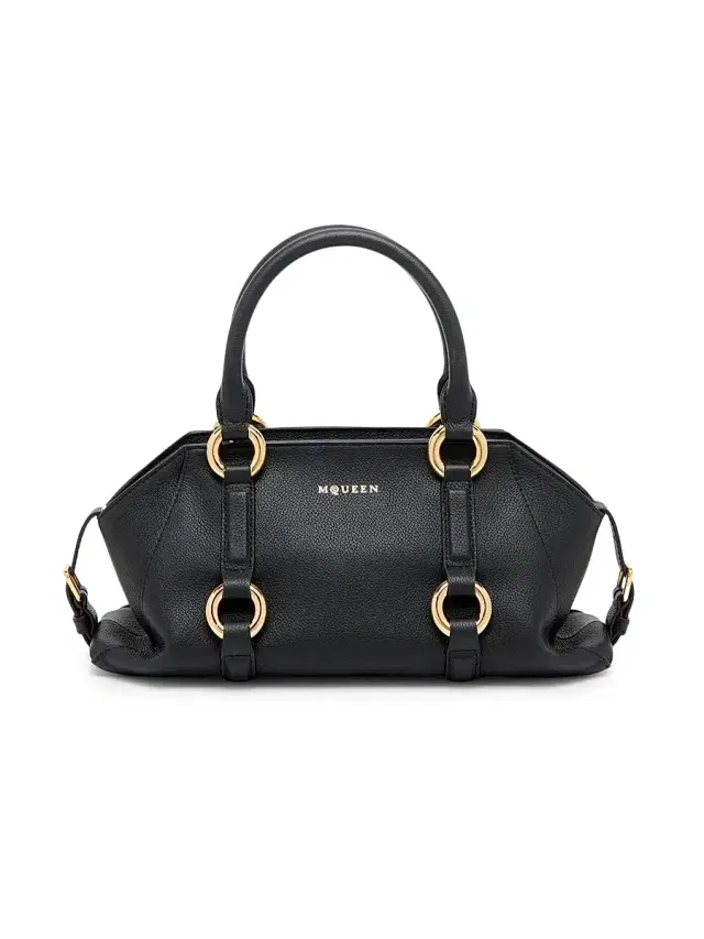 Women's  Farringdon Leather Top Handle Bag - Black Gold