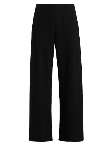 Nili Lotan Women's Marlow Wide-Leg Pants - Black - Size Large | Thumbnail 1 Nili Lotan Women's Marlow Wide-Leg Pants - Black - Size Large | Thumbnail 1