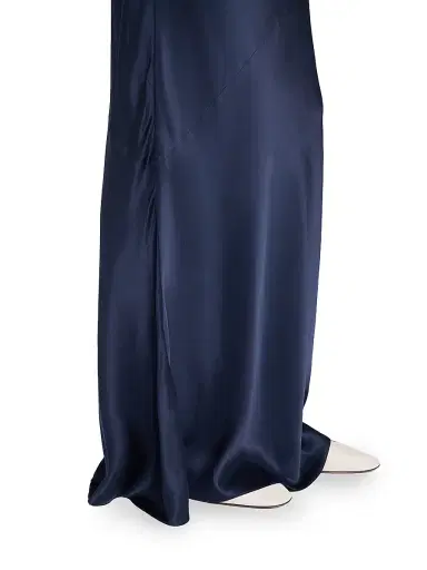 TWP Women's My Endless Love Satin Maxi Skirt - Night Sky - Size 12 | Thumbnail 6