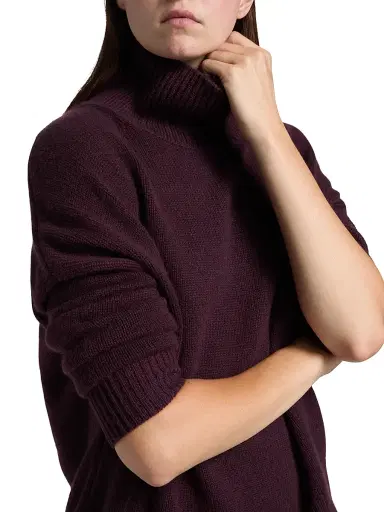 Lisa Yang Women's Heidi Relaxed-Fit Cashmere Sweater - Mahogany - Size Small | Thumbnail 6 Lisa Yang Women's Heidi Relaxed-Fit Cashmere Sweater - Mahogany - Size Small | Thumbnail 6
