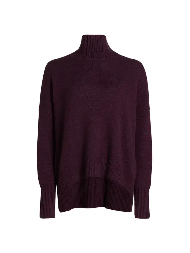 Women's Heidi Relaxed-Fit Cashmere Sweater - Mahogany