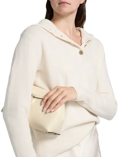 Lisa Yang Women's Maisie Cashmere Regular-Fit Polo Sweater - Cream | Thumbnail 6 Lisa Yang Women's Maisie Cashmere Regular-Fit Polo Sweater - Cream | Thumbnail 6