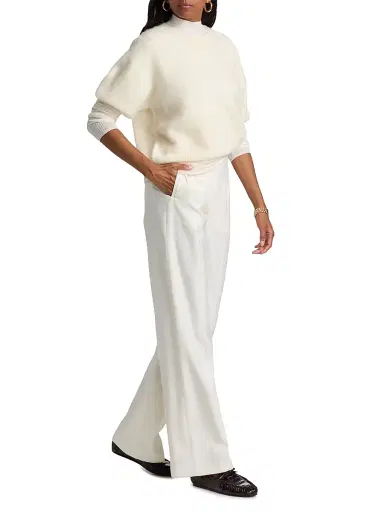 Lisa Yang Women's Juniper Cashmere Crop Sweater | Thumbnail 2 Lisa Yang Women's Juniper Cashmere Crop Sweater | Thumbnail 2