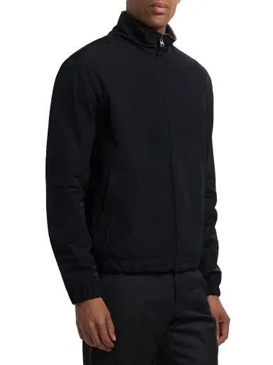Saks Fifth Avenue Men's Reversible Cotton-Blend Bomber Jacket - Black - Size XXL | Thumbnail 4