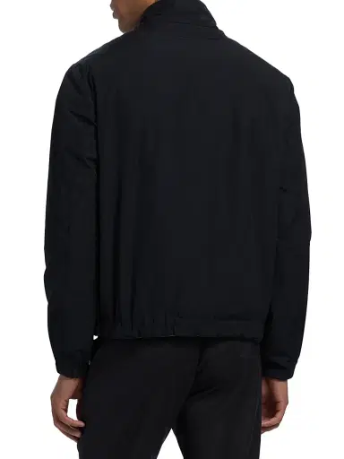 Saks Fifth Avenue Men's Reversible Cotton-Blend Bomber Jacket - Black - Size XXL | Thumbnail 5