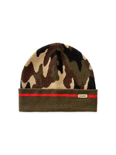Mackage Men's Kiko Camo Beanie - Camouflage Print | Thumbnail 1 Mackage Men's Kiko Camo Beanie - Camouflage Print | Thumbnail 1