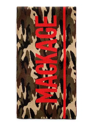 Mackage Men's Juno Camo Scarf | Thumbnail 1 Mackage Men's Juno Camo Scarf | Thumbnail 1