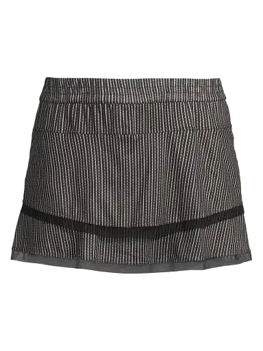 Lucky in Love Women's Stripe It Up High-Waist Pinstripe Skort | Thumbnail 1 Lucky in Love Women's Stripe It Up High-Waist Pinstripe Skort | Thumbnail 1