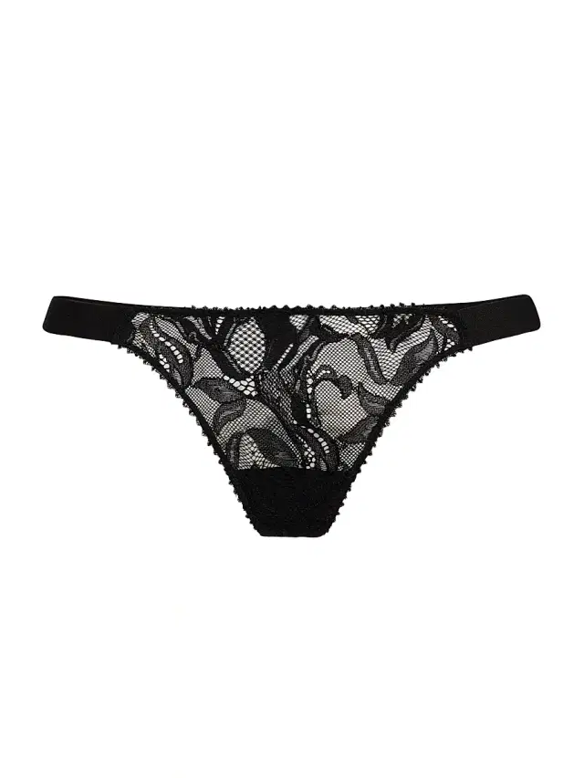Women's Sophie Stretch Lace G-String Thong - Black