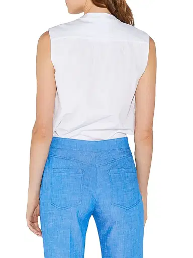 CALLAS MILANO Women's Olympia Sleeveless Poplin Top | Thumbnail 3