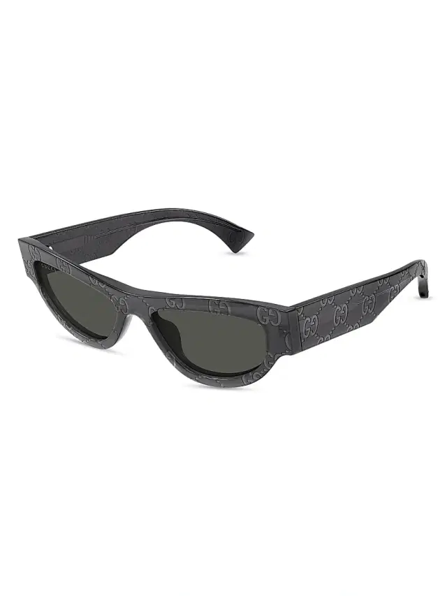 Gucci Women's Miami Logo 53MM Cat-Eye Sunglasses - Grey