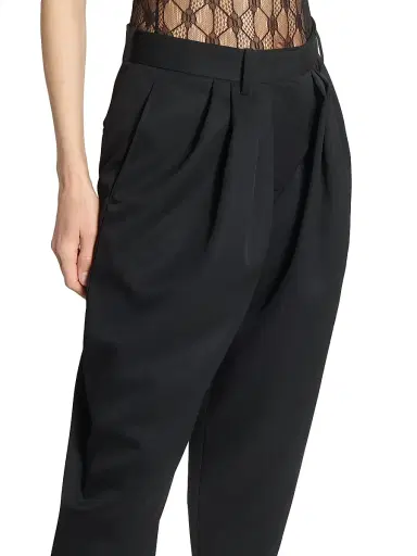 Isabel Marant Women's Janice Wool Crop Trousers - Black - Size 10 | Thumbnail 6 Isabel Marant Women's Janice Wool Crop Trousers - Black - Size 10 | Thumbnail 6