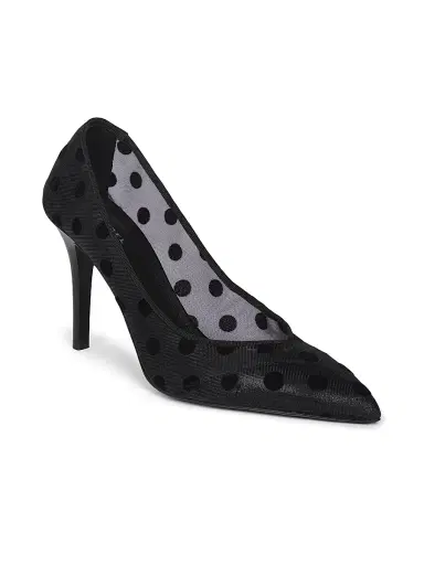 Isabel Marant Women's Pristy 90MM Polka-Dotted Mesh Pumps | Thumbnail 2