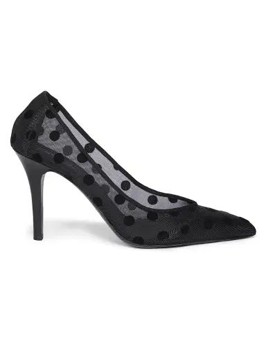 Isabel Marant Women's Pristy 90MM Polka-Dotted Mesh Pumps | Thumbnail 1