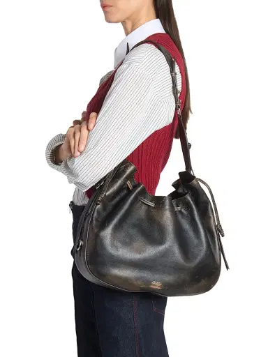 Isabel Marant Women's Bolton Leather Hobo Bag | Thumbnail 3