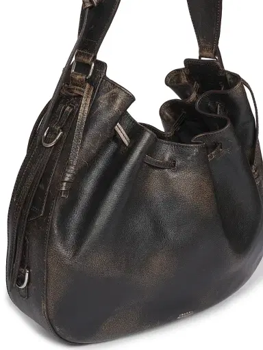 Isabel Marant Women's Bolton Leather Hobo Bag | Thumbnail 6