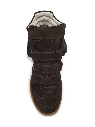 Isabel Marant Women's Bekett 50MM Suede High-Top Sneakers | Thumbnail 4