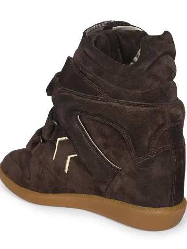 Isabel Marant Women's Bekett 50MM Suede High-Top Sneakers | Thumbnail 5