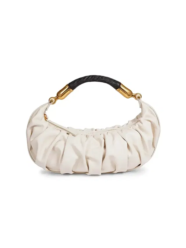Women's Ebene Leather Top Handle Bag - Creme Women's Ebene Leather Top Handle Bag - Creme