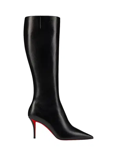 Christian Louboutin Women's Miss Z Botta 80MM Leather Knee High Boots - Black - Size 12 | Thumbnail 1 Christian Louboutin Women's Miss Z Botta 80MM Leather Knee High Boots - Black - Size 12 | Thumbnail 1