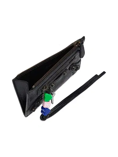 Balenciaga Women's Le City Long Coin and Card Holder - Black | Thumbnail 3