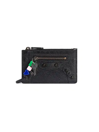 Balenciaga Women's Le City Long Coin and Card Holder - Black | Thumbnail 1