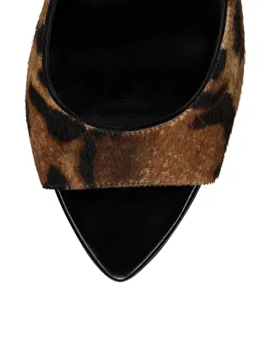 Christian Louboutin Women's Miss Z 100MM Calf Leather Mule Sandals - Brown | Thumbnail 4 Christian Louboutin Women's Miss Z 100MM Calf Leather Mule Sandals - Brown | Thumbnail 4